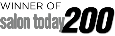 - Salone Estetica in Winchester, MA Black and gray text reads "Winner of salon today 200," indicating recognition as a Salon Today 200 winner. - Salone Estetica in Winchester, MA